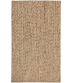 Nourison Horizon Indoor/Outdoor Natural HOZ02 3 ft. X 5 ft. Rect. Rug