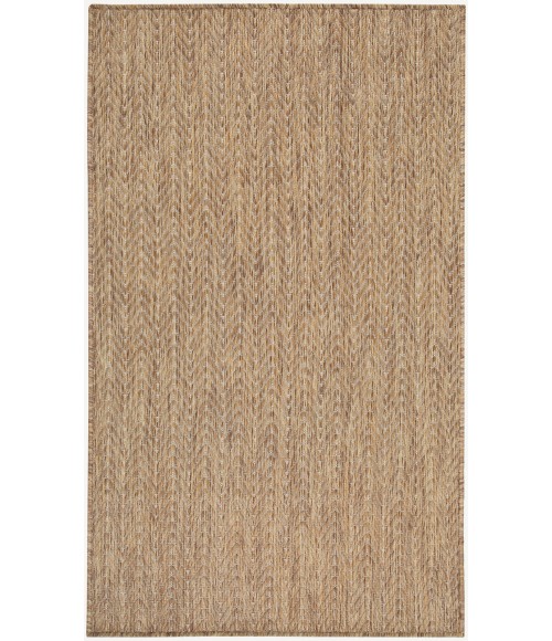 Nourison Horizon Indoor/Outdoor Natural HOZ02 3 ft. X 5 ft. Rect. Rug