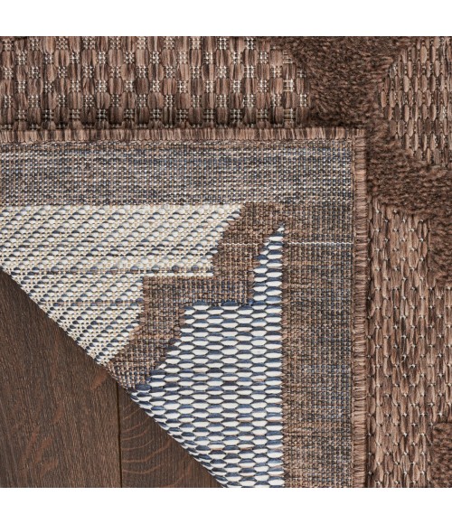 Nourison Easy Care Brown NES01 10 ft. X 14 ft. Rect. Rug