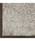 Nourison Damask White DAS06 3 ft. 6 in. x 5 ft. 6 in. Rect. Rug