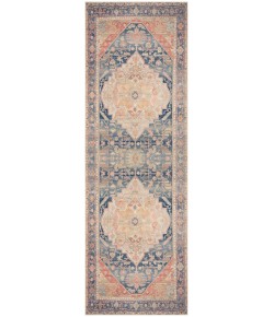 Nourison Vintage Washables Blue Coral VWS13 2 ft. X 6 ft. Rect. Rug