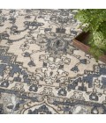 Nourison Concerto Ivory Blue CNC05 6 ft. X 9 ft. Rect. Rug
