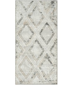 Nourison Dekor Grey Charcoal DEK05 2 ft. X 4 ft. Rect. Rug