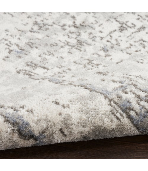 Nourison Concerto Ivory Blue Grey CNC01 5 ft. 3 in. X 7 ft. 3 in. Rect. Rug