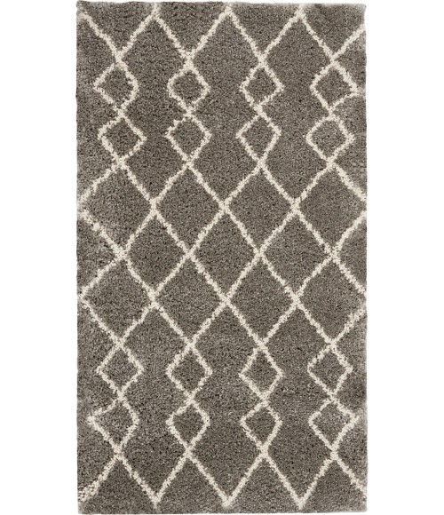Nourison Geometric Shag Silver GOS01 2 ft. 2 in. X 3 ft. 9 in. Rect. Rug