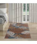 Nourison Pompeii Blue Multicolor PMP04 3 ft. X 5 ft. Rect. Rug