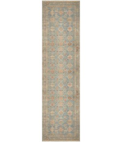 Nourison Vintage Washables Navy Multicolor VWS10 2 ft. 2 in. X 8 ft. Rect. Rug