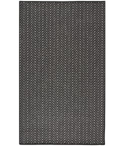 Nourison Horizon Indoor/Outdoor Black HOZ02 3 ft. X 5 ft. Rect. Rug