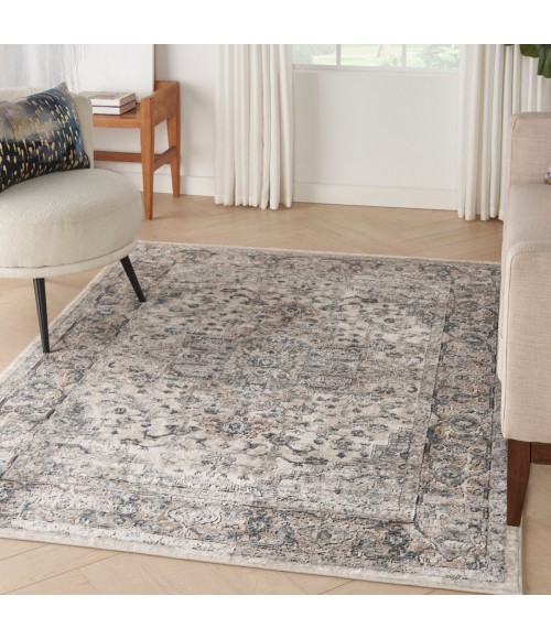 Nourison Concerto Ivory Grey CNC05 5 ft. 3 in. X 7 ft. 3 in. Rect. Rug