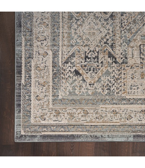 Nourison Nyle Ivory Charcoal Rug NYE01 2 ft. 3 in. X 12 ft. Rect. - Rugs Town Nourison Nyle Ivory Charcoal NYE01 2 ft. 3 in. X 12 ft. Rect. Rug