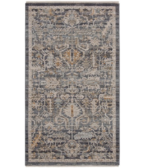 Nourison Nyle Navy Multicolor NYE02 2 ft. 6 in. X 4 ft. 6 in. Rect. Rug