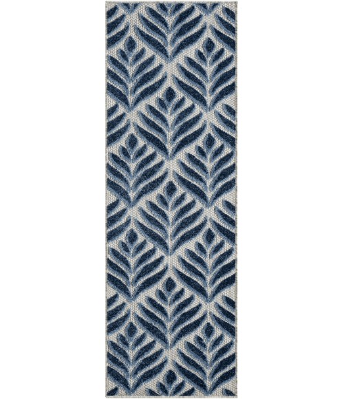 Nourison Aloha Blue ALH35 2 ft. 3 in. X 12 ft. Rect. Rug