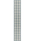 Nourison Positano Aqua POS04 2 ft. 2 in. X 12 ft. Rect. Rug