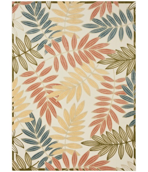 Nourison Aloha Ivory Rose ALH18 9 ft. X 12 ft. Rect. Rug