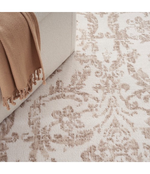Nourison Jubilant Ivory Beige JUB09 6 ft. X 9 ft. Rect. Rug