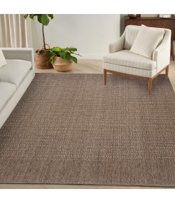 Nourison Tulum Brown TLM01 10 ft. X 14 ft. Rect. Rug