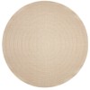 Nourison Tulum Cream TLM04 8 ft. X Round Rug