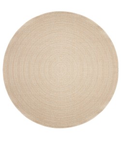 Nourison Tulum Cream TLM04 8 ft. X Round Rug