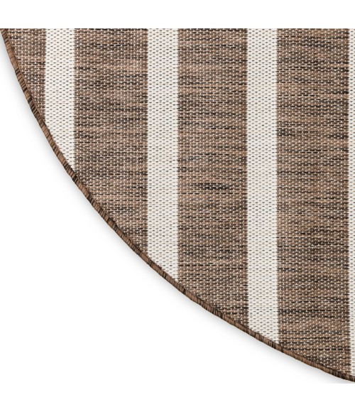Nourison Positano Natural Ivory POS03 6 ft. X Round Rug