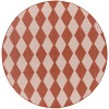 Nourison Positano Terrain POS04 6 ft. X Round Rug
