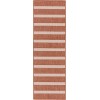 Nourison Positano Terracotta Ivory POS03 2 ft. 2 in. X 8 ft. Rect. Rug