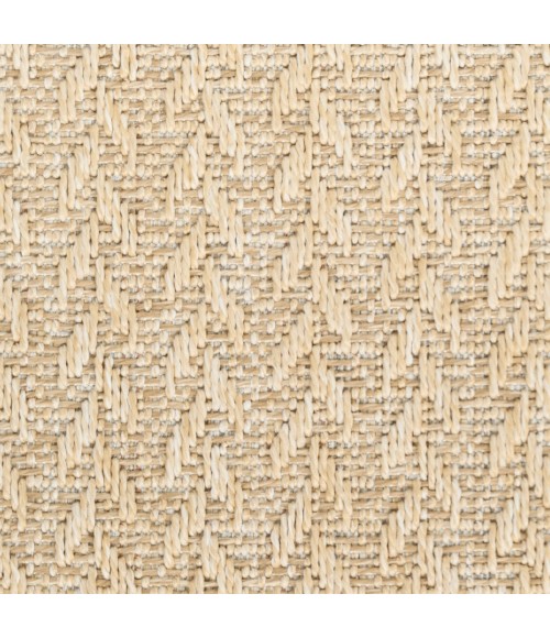 Nourison Tulum Cream TLM02 8 ft. X Round Rug
