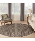 Nourison Positano Natural POS02 8 ft. X Round Rug