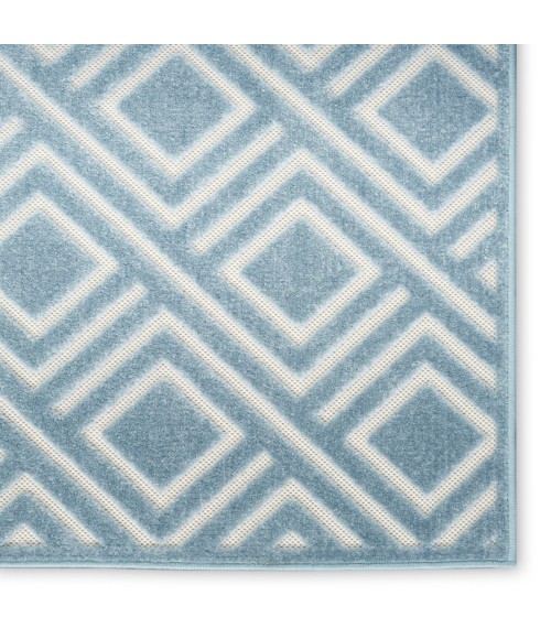 Nourison Casual Blue CSU03 3 ft. 11 in. X 5 ft. 11 in. Rect. Rug