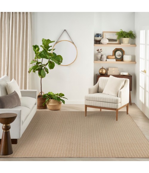 Nourison Tulum Taupe TLM02 8 ft. X 10 ft. Rect. Rug