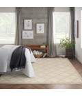 Nourison Easy Care Cream NES01 10 ft. X 14 ft. Rect. Rug