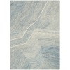 DKNY Pure Angles Ivory Blue ANG01 5 ft. X 7 ft. Rect. Rug