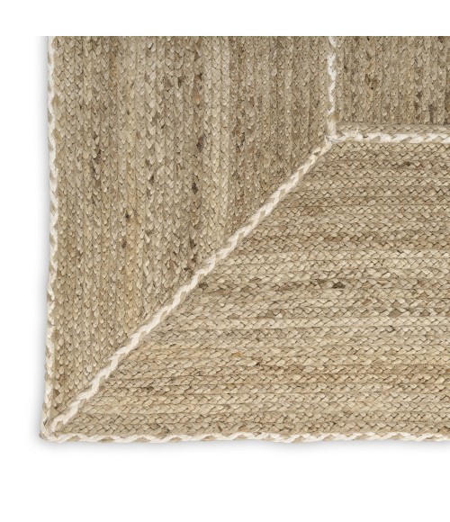 Nourison Terrazzo Jute Natural Grey TRJ01 8 ft. X 10 ft. Rect. Rug