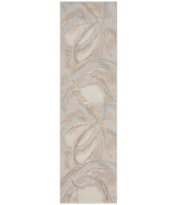 Nourison Splash 2ft. 2in. x 7ft. 6in. Beige Grey Modern Indoor Rug