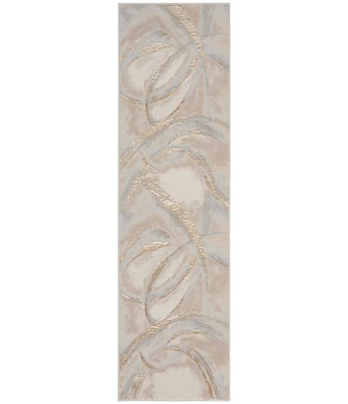 Nourison Splash Beige Grey Rug BSK01 8 ft. Rect. - Rugs Town Nourison Splash Beige Grey BSK01 8 ft. Rect. Rug