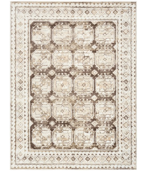 Nourison Dekor Ivory Brown DEK01 4 ft. X 6 ft. Rect. Rug