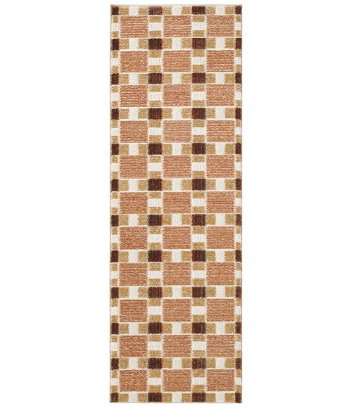 Nourison Nordic Rust NRC14 2 ft. X 6 ft. Rect. Rug