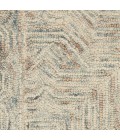 Nourison Interlock Blue Ivory ITL03 5 ft. X 8 ft. Rect. Rug