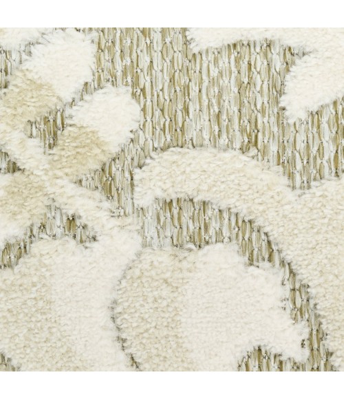 Nourison Aloha Ivory Sage ALH17 3 ft. 6 in. X 5 ft. 6 in. Rect. Rug