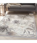 Nourison Pompeii Ivory Grey PMP02 5 ft. 3 in. X 7 ft. 3 in. Rect. Rug