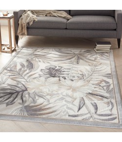 Nourison Pompeii Ivory Grey PMP02 5 ft. 3 in. X 7 ft. 3 in. Rect. Rug