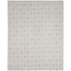 Nourison Casual Light Grey CSU03 7 ft. 10 in. X 9 ft. 10 in. Rect. Rug