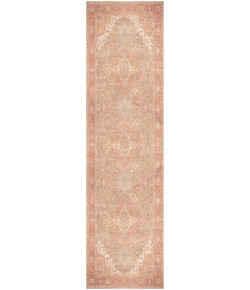 Nourison Vintage Washables Coral Taupe VWS07 2 ft. 2 in. X 8 ft. Rect. Rug