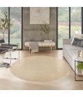 Nourison Tulum Cream TLM03 8 ft. X Round Rug