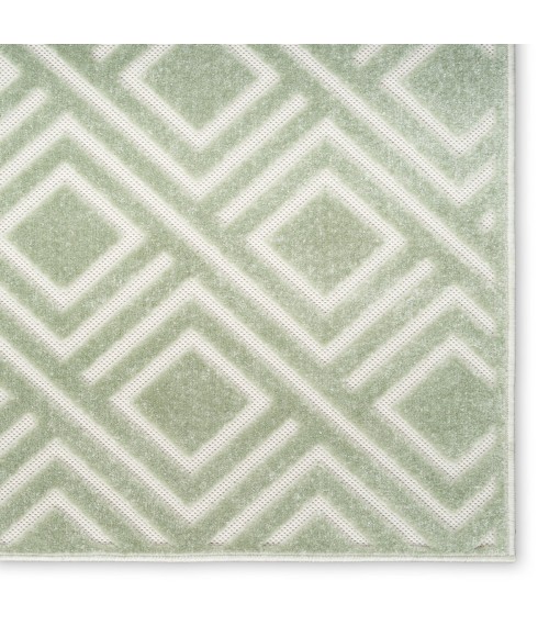 Nourison Casual Green CSU03 3 ft. 11 in. X 5 ft. 11 in. Rect. Rug