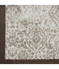 Nourison Damask White DAS06 6 ft. x 9 ft. Rect. Rug