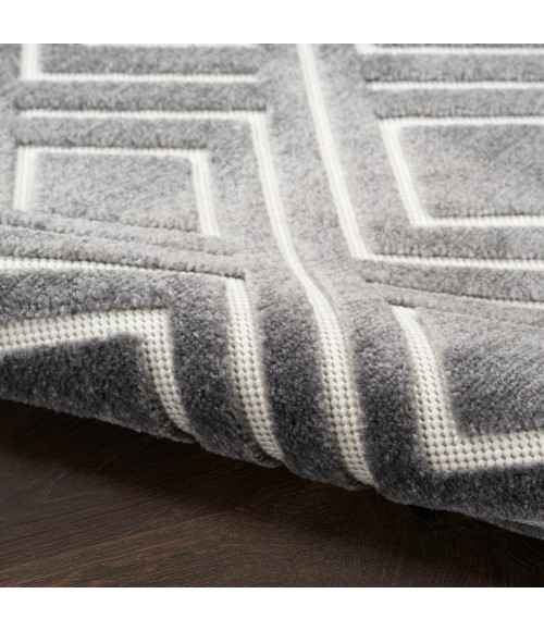 Nourison Casual Grey CSU03 2 ft. X 6 ft. Rect. Rug