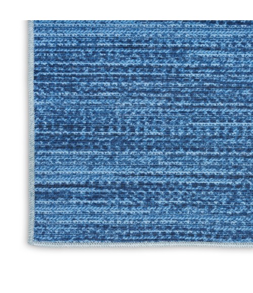 Nourison Nourison Washables Blue NWB03 9 ft. 2 in. X 12 ft. Rect. Rug