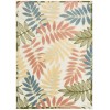 Nourison Aloha Ivory Rose ALH18 5 ft. 3 in. X 7 ft. 5 in. Rect. Rug