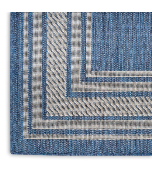 Nourison Horizon Indoor/Outdoor Denim HOZ03 9 ft. X 12 ft. Rect. Rug