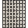 Nourison Positano Black POS04 9 ft. X 12 ft. Rect. Rug